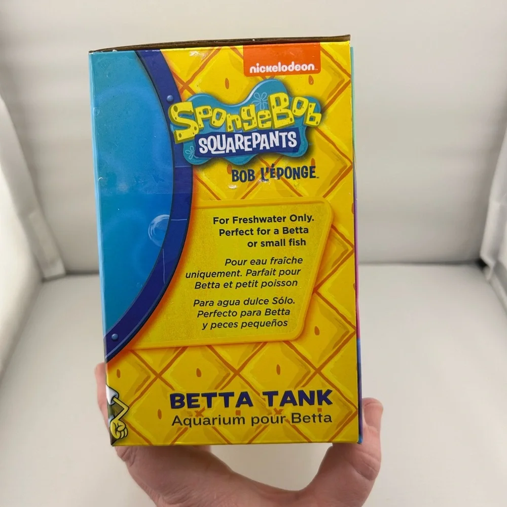 🐠 Nickelodeon SpongeBob Betta Tank – 0.5 Gallon – Penn‑Plax
